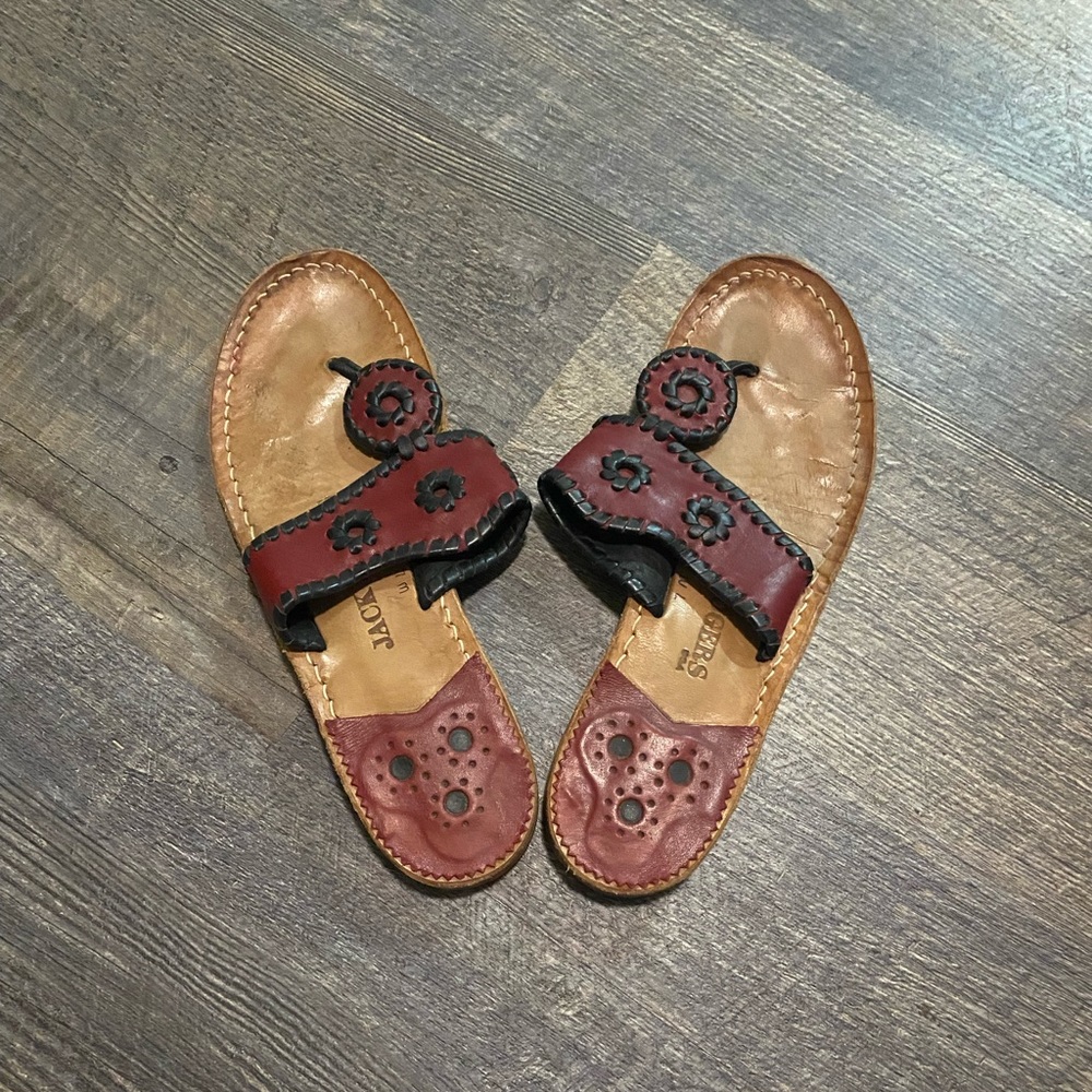 Garnet and Black Navajo Jack Rogers